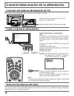 Preview for 18 page of Panasonic TH42PA25 - 42" SD PLASMA (Spanish) Manual De Instrucciones