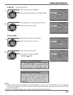 Preview for 37 page of Panasonic TH42PA25 - 42" SD PLASMA (Spanish) Manual De Instrucciones