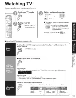 Preview for 13 page of Panasonic TH42PD60X - 42" SD PDP TV Operating Instructions Manual