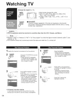 Preview for 14 page of Panasonic TH42PD60X - 42" SD PDP TV Operating Instructions Manual