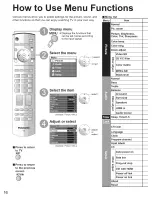 Preview for 16 page of Panasonic TH42PD60X - 42" SD PDP TV Operating Instructions Manual