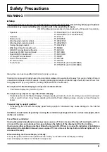 Preview for 3 page of Panasonic TH42PF20ER Operating Instructions Manual