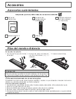 Preview for 8 page of Panasonic TH42PS9UK - 42" PLASMA TV Manual De Instrucciones