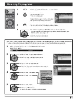 Preview for 21 page of Panasonic TH50PX500U - 50" HD PLASMA TV Operating Instructions Manual