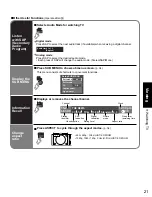 Preview for 21 page of Panasonic TH50PZ750U - 50" Plasma TV Quick Start Manual