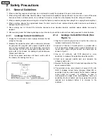 Preview for 6 page of Panasonic TH50PZ750U - 50" Plasma TV Service Manual