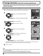 Preview for 20 page of Panasonic TU-PTA500U Operating Instructions Manual