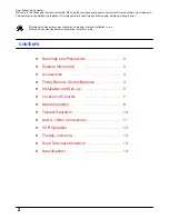 Preview for 2 page of Panasonic TX-14JT1F Operating Instructions Manual