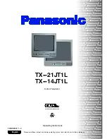 Panasonic TX-14JT1L Operating Instructions Manual preview