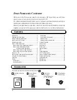 Preview for 2 page of Panasonic TX-20LA2A Operating Instructions Manual