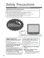 Preview for 4 page of Panasonic TX-20LA70F Operating Instructions Manual