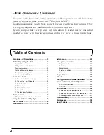 Preview for 2 page of Panasonic TX-22LT Operating Instructions Manual