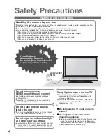 Preview for 4 page of Panasonic TX-26LE7FSA Operating Instructions Manual