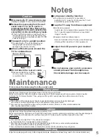 Preview for 5 page of Panasonic TX-26LMD70FA Operating Instructions Manual