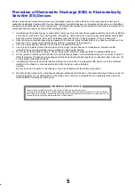 Preview for 5 page of Panasonic TX-26LMD70FA Service Manual