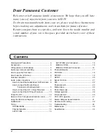 Preview for 2 page of Panasonic TX-26LX1A Operating Instructions Manual