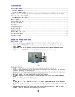 Preview for 2 page of Panasonic TX-26LXD60 Service Manual