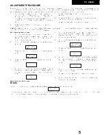 Preview for 6 page of Panasonic TX-28LD1 Service Manual