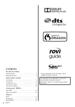 Preview for 2 page of Panasonic TX-32AS600Y Operating Instructions Manual