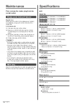 Preview for 18 page of Panasonic TX-32AS600Y Operating Instructions Manual