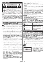 Preview for 3 page of Panasonic TX-32G302B Operating Instructions Manual