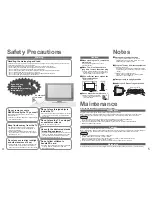 Preview for 3 page of Panasonic TX-32LX700P Operating Instructions Manual