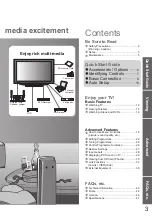 Preview for 3 page of Panasonic TX-32LZ80L Operating Instructions Manual