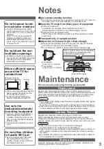 Preview for 5 page of Panasonic TX-32LZ80L Operating Instructions Manual