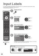 Preview for 28 page of Panasonic TX-32LZ80L Operating Instructions Manual