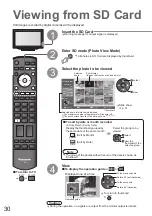 Preview for 30 page of Panasonic TX-32LZ80L Operating Instructions Manual