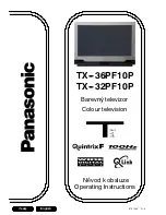 Preview for 2 page of Panasonic TX-32PF10P Operating Instructions Manual