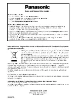 Preview for 44 page of Panasonic TX-32PM1 Operating Instructions Manual