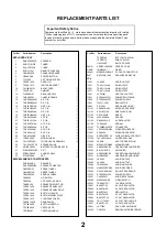 Preview for 2 page of Panasonic TX-36DT35 Simplified Service Manual