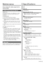 Preview for 17 page of Panasonic TX-40CS610EW Operating Instructions Manual