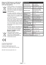 Preview for 8 page of Panasonic TX-40CW304 Operating Instructions Manual