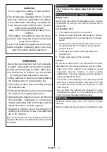 Preview for 4 page of Panasonic TX-40CXW404 Operating Instructions Manual