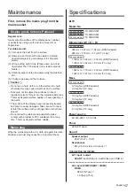 Preview for 17 page of Panasonic TX-40DSU501 Operating Instructions Manual