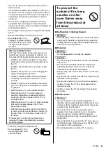 Preview for 5 page of Panasonic TX-40HX800B Installation Instructions Manual