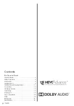 Preview for 2 page of Panasonic TX-40JX800E Operating Instructions Manual