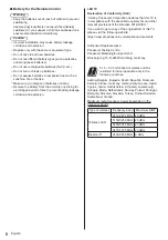 Preview for 8 page of Panasonic TX-40JX800E Operating Instructions Manual