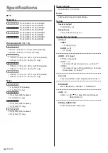 Preview for 22 page of Panasonic TX-40JX800E Operating Instructions Manual