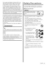 Preview for 5 page of Panasonic TX-40JXW854 Series Operation Instructions Manual