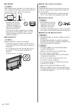 Preview for 8 page of Panasonic TX-40JXW854 Series Operation Instructions Manual