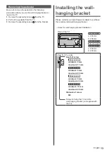 Preview for 13 page of Panasonic TX-40JXW854 Series Operation Instructions Manual