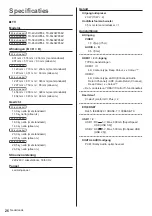 Preview for 54 page of Panasonic TX-40JXW854 Series Operation Instructions Manual