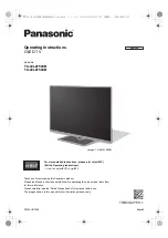 Panasonic TX-42LZ1500B Operating Instructions Manual preview