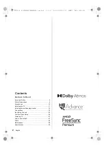 Preview for 2 page of Panasonic TX-42LZ980B Operating Instructions Manual