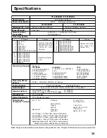 Preview for 39 page of Panasonic TX-43P400H Operating Instructions Manual