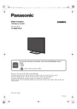 Preview for 65 page of Panasonic TX-48MZ1500E Operating Instructions Manual