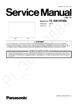 Panasonic TX-49ESR500 Service Manual preview